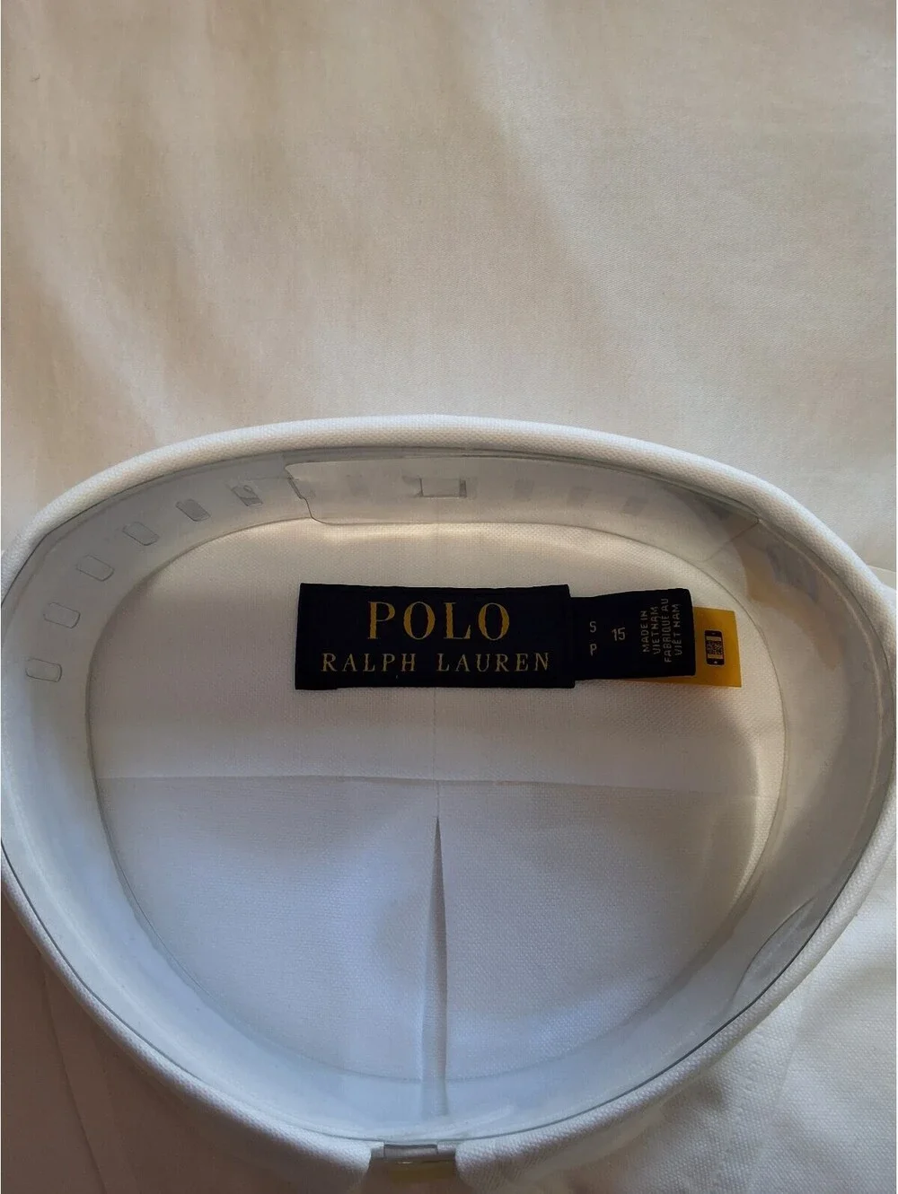Polo Ralph Lauren Classic Fit White Button-Down Dress Shirt Size 15 32/33